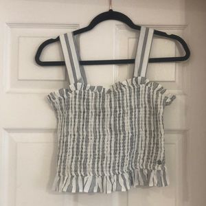 M Pleated stretchy Roxy tank top